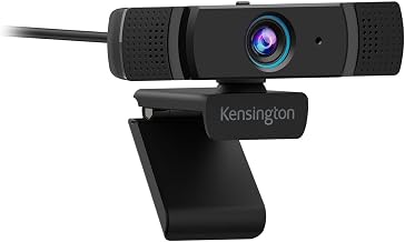Kensington W1060 EQ 1080p Fixed Focus Webcam with Stereo Microphones, Auto Light Correction, USB Plug‑and‑Play for PC & Mac (K81171WW) - Image 1