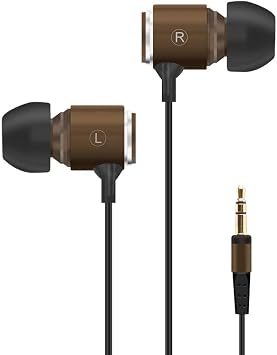 Wired Earbuds with Extra Long Cord for TV and PC, No Microphone