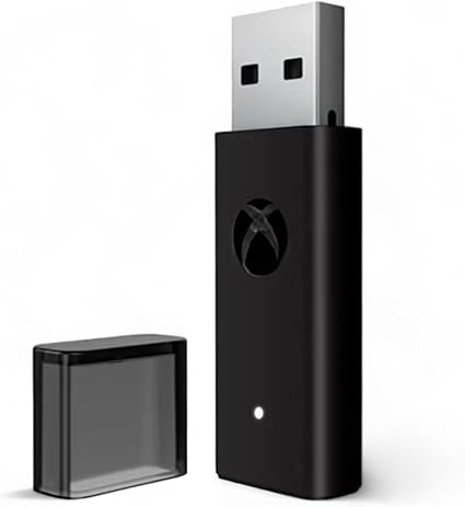 Wireless Adapter with Original IC Chip Compatible with Xbox One Controller for PC Windows 10 11