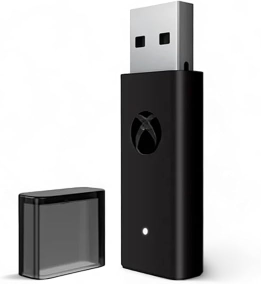 Wireless Adapter with Original IC Chip Compatible with Xbox One Controller for PC Windows 10 11