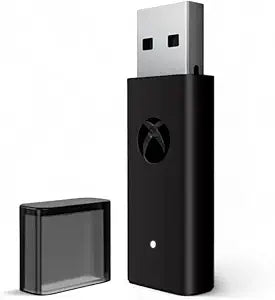 Wireless Adapter with Original IC Chip Compatible with Xbox One Controller for PC Windows 10 11