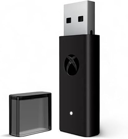 Wireless Adapter with Original IC Chip Compatible with Xbox One Controller for PC Windows 10 11