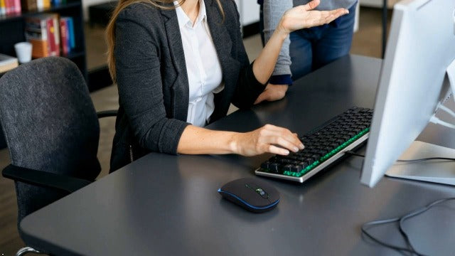 Wireless Keyboard, Rechargeable Mini Quiet Keyboard, Thin Tenkeyless - Image 8