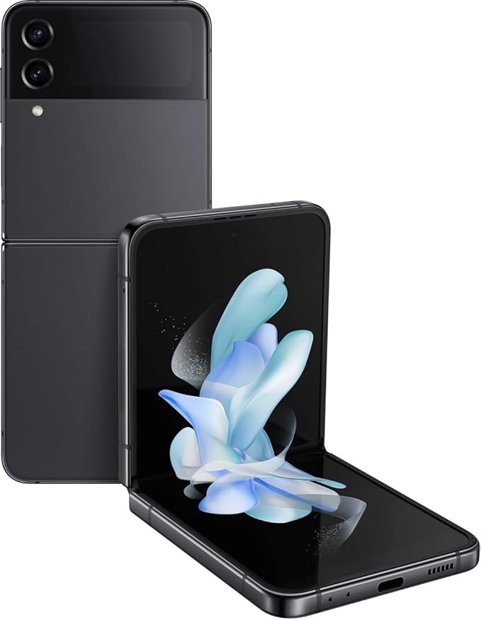 Samsung Galaxy Z Flip 4 5G, US Version, 128GB, Graphite - AT&T (Renewed)