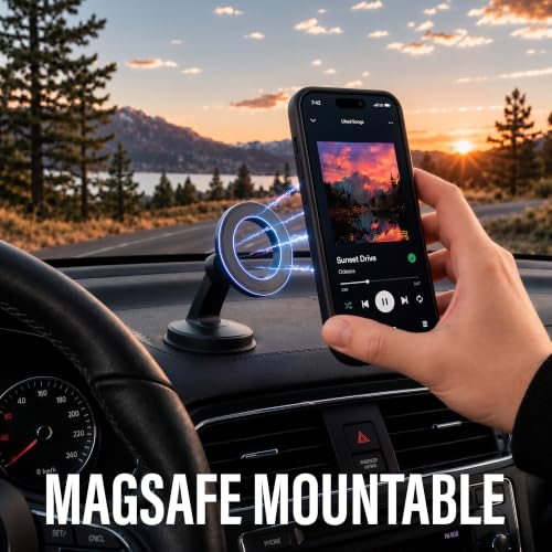 Tango Pro V3 - Slim Phone Grip for MagSafe, One-Hand Open, Kickstand
