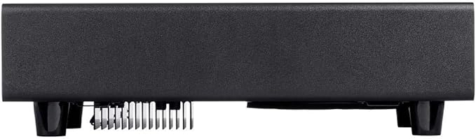Monoprice SSW-10 - Powered Slim 10-Inch Ported Subwoofer, 150 Watt, Low Profile, Low Pass, Black