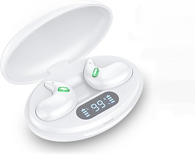 Sleep Headphones Sleep Headphones Wireless Bluetooth 5.2 Sleep Earbuds Sleep Earbuds for Side Sleepers Comfortable Noise Cancelling Invisible Earbuds Wireless Headphones Waite