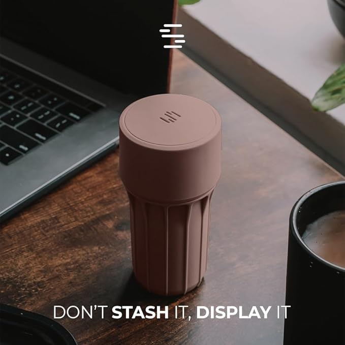 Staze Preserve Vacuum Sealed Storage Jars (148ml) | Food Storage Container with Protection - (CLAY)