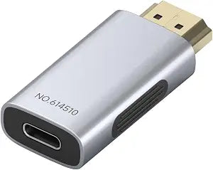 Hagibis USB C to HDMI 2.1 Adapter, 8K@60Hz 4K@240Hz 2K@360Hz HDMI Male to Type-C Female Connector Converter for MacBook,iPhone 17 16 15 Pro Max, iPad Pro (ZJTN09)