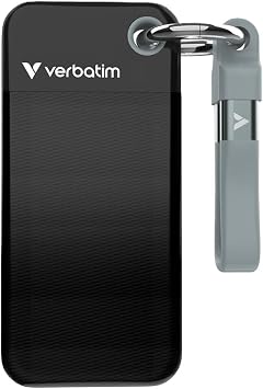Verbatim Pocket 512GB External SSD USB 3.2 Gen 2 Up to 1000MB/s