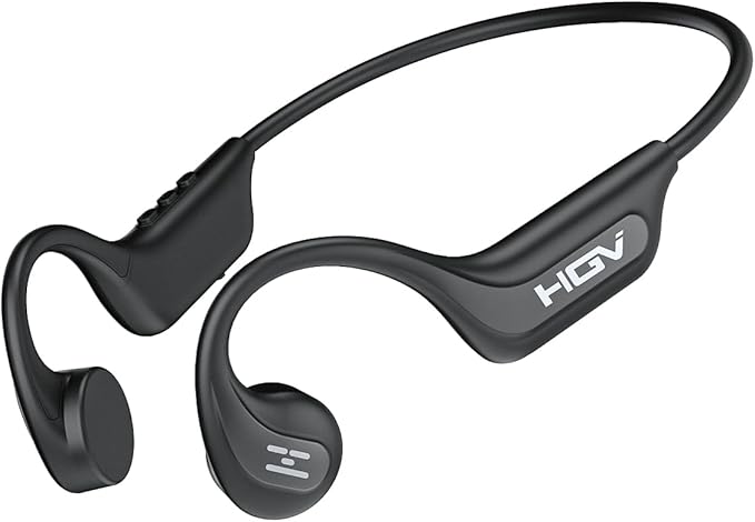 2026 New Bone Conduction Headphones Bluetooth Wireless, Bluetooth 6.0 Open Ear Headset, IP65 Waterproof & 10H Playtime, Lightweight Material, Sports Earbuds for Running, Cycling, Gym Workouts(Black)