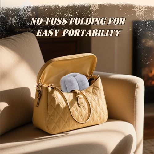 6 Pcs Foldable Winter Earmuffs for Women & Men