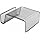 Lorell Mesh Steel Office Phone Stand for Desk, Angled with Storage Slot, 11.1" x 10.1" x 5.3", Black