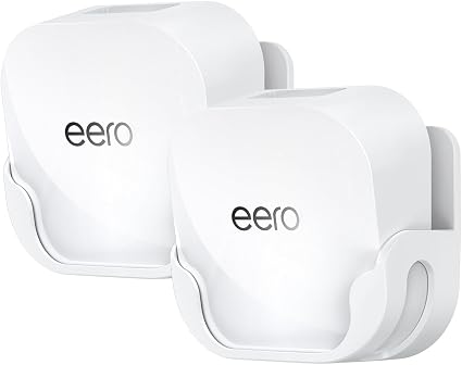 XLTTYWL® Wall Mount Kit for eero 7 WiFi 7 Mesh Router, White, 2 Pack