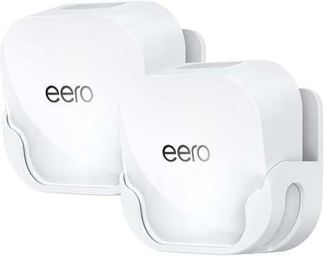 XLTTYWL® Wall Mount Kit for eero 7 WiFi 7 Mesh Router, White, 2 Pack