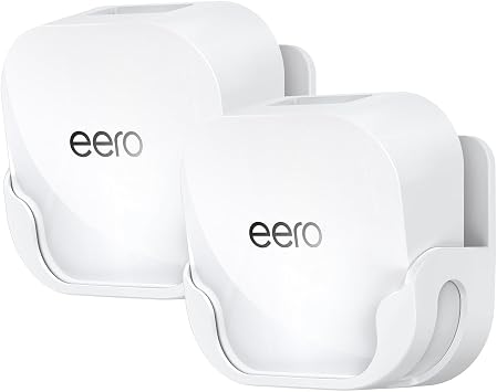 XLTTYWL® Wall Mount Kit for eero 7 WiFi 7 Mesh Router, White, 2 Pack