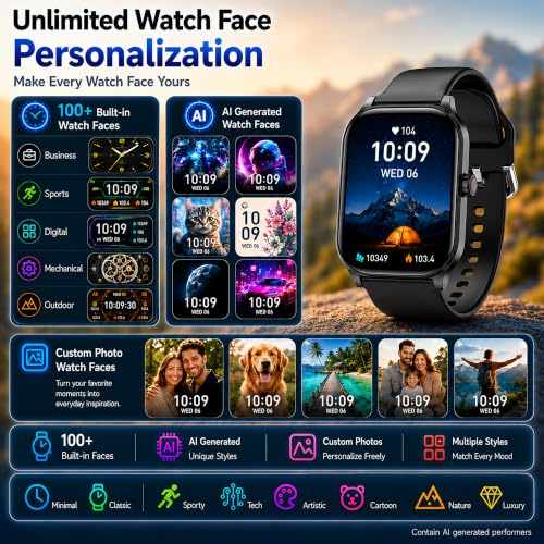 Smart Watch for Men Women Built-in GPS with AI (Answ | Smartwatches - Image 8