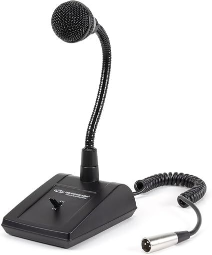 Pure Resonance Audio PTT1 Desktop Push to Talk Microphone