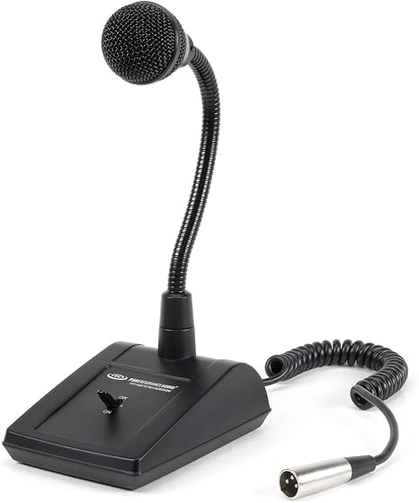 Pure Resonance Audio PTT1 Desktop Push to Talk Microphone