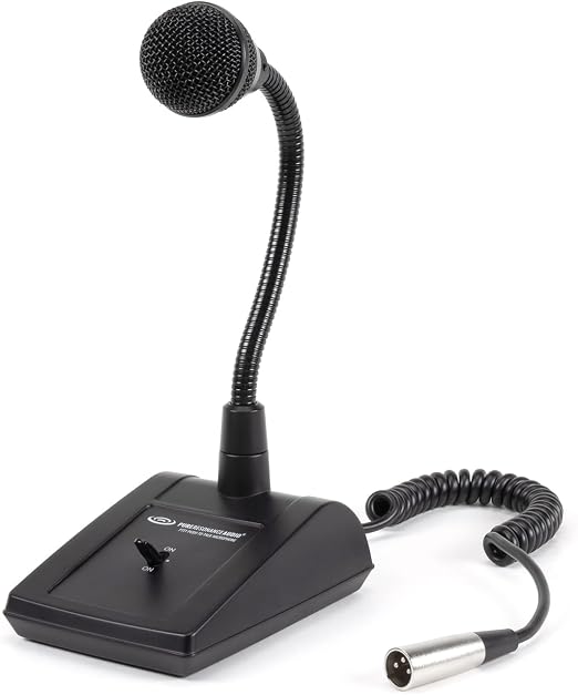 Pure Resonance Audio PTT1 Desktop Push to Talk Microphone
