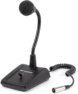 Pure Resonance Audio PTT1 Desktop Push to Talk Microphone