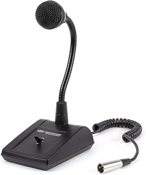 Pure Resonance Audio PTT1 Desktop Push to Talk Microphone
