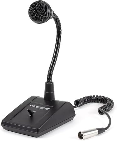 Pure Resonance Audio PTT1 Desktop Push to Talk Microphone