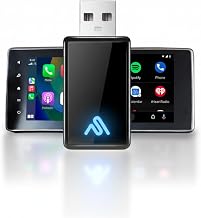 AutoSky 8PRO Wireless Adapter – Convert Wired CarPlay or Android Auto to Wireless, Upgraded Ultra-Speed Chip, Plug & Play, Fast & Stable Bluetooth 5.3 Connection, Compact Design with Piano Finish - Image 1