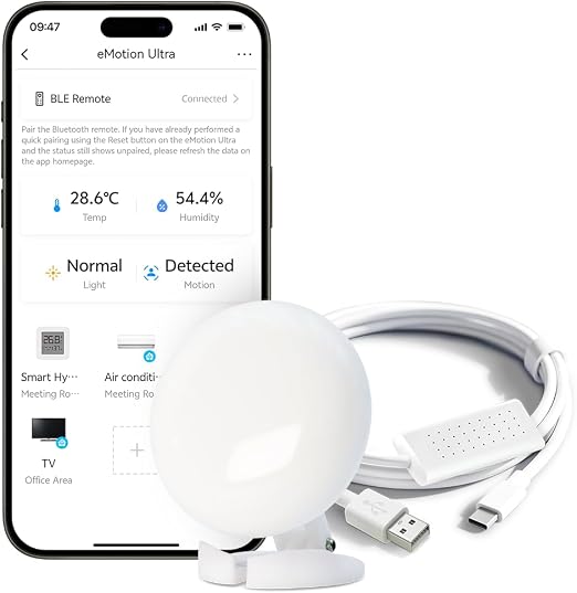 eMotion​ Ultra 60GHz mmWave Radar Smart WiFi Presence Sensor