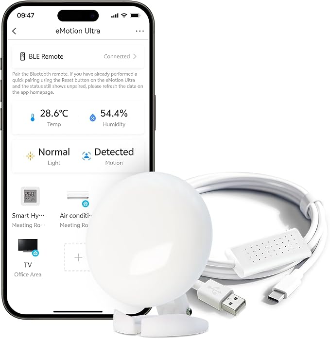 eMotion​ Ultra 60GHz mmWave Radar Smart WiFi Presence Sensor