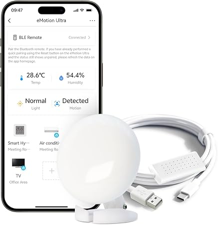 eMotion​ Ultra 60GHz mmWave Radar Smart WiFi Presence Sensor