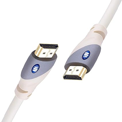 Monster HDMI Cable 4k Ultra HD with Ethernet - Corrosion-Resistant 24k Rose Gold Contacts and V-Grip Connection - HDMI Cable for PS3 and Computer Monitor - 6 FT