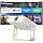 [Officially-Licensed App & Auto Focus]White Smart Mini Projector with WiFi and Bluetooth, XuanPad 4K Support Movie Projector, Portable Native 1080P Outdoor Projector with 360° Stand