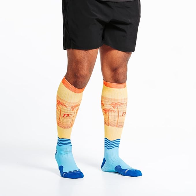 PRO Compression Running Marathon Socks - Calf-Length Travel and Sports Compression Socks for Foot and Ankle Support, Unisex