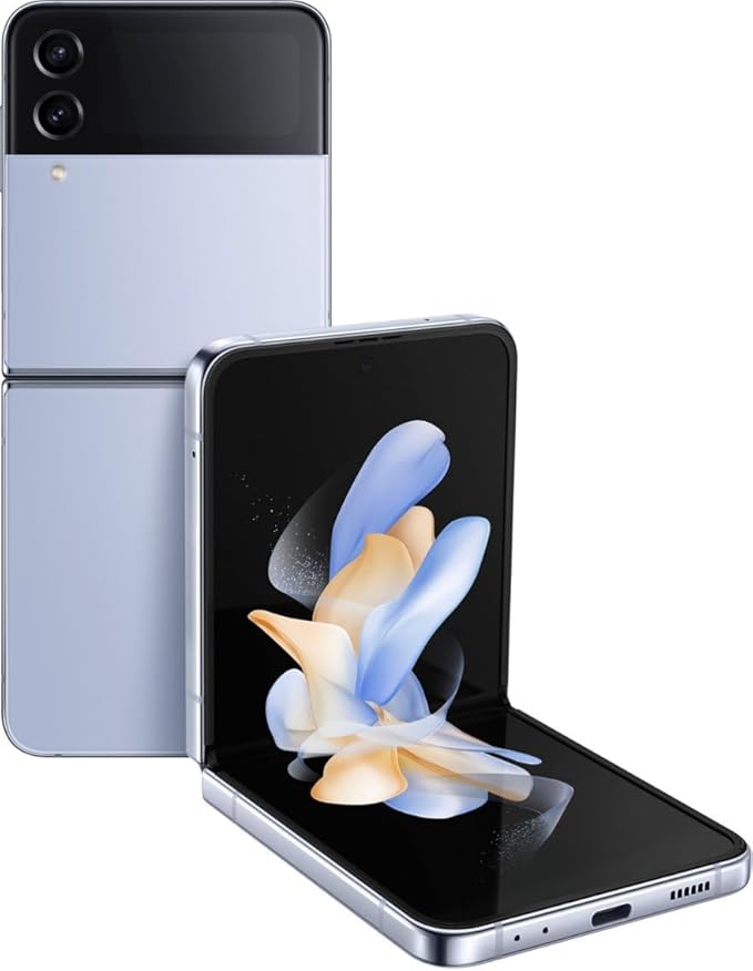 Samsung Galaxy Z Flip 4 5G, US Version, 256GB, Blue - T-Mobile (Renewed)