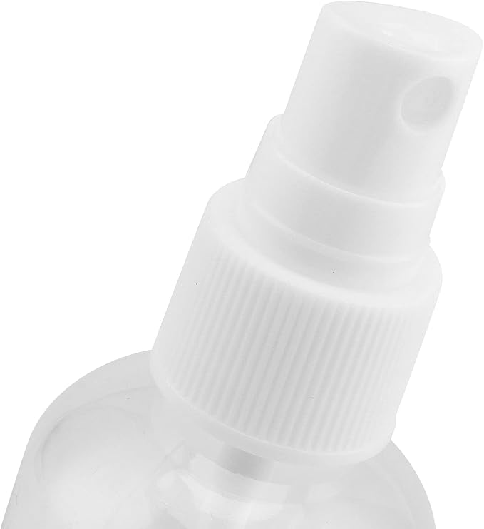 SINJEUN 30 Pack Clear Plastic Spray Bottles with Caps, 4 oz Spray Bottles Mist Sprayer, Refillable Empty Fine Mist Spray Bottle Mini Travel Size Spray Bottles, Leak Proof and BPA-Free