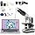 Swift Digital Binocular Compound Microscope 40X-2500X, with 5MP USB Camera, Two-Layer Mechanical Stage and Software Windows and Mac Compatible and Slides,Siedentopf Head,Research-Grade