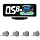 Sensor Kit Light up Monitor Detector Assistant (4 sensors/Silver sensors)