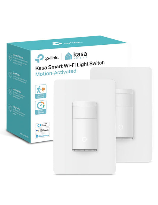 Kasa Smart Wi-Fi Motion Sensor Switch KS200MP2, Single Pole
