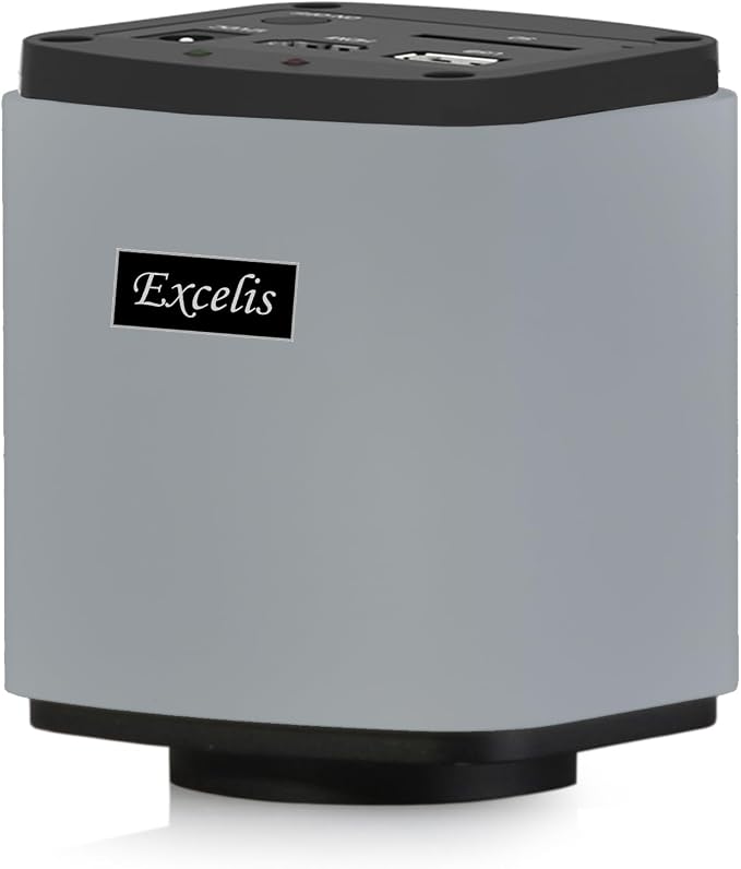 Accu-Scope Excelis Microscope Camera, HD Lite - 1080p HD Resolution - 5 Megapixel Image & 15 FPS Video Capture - HDMI/USB 2.0 Outputs - Color Microscopy Camera