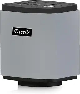 Accu-Scope Excelis Microscope Camera, HD Lite - 1080p HD Resolution - 5 Megapixel Image & 15 FPS Video Capture - HDMI/USB 2.0 Outputs - Color Microscopy Camera