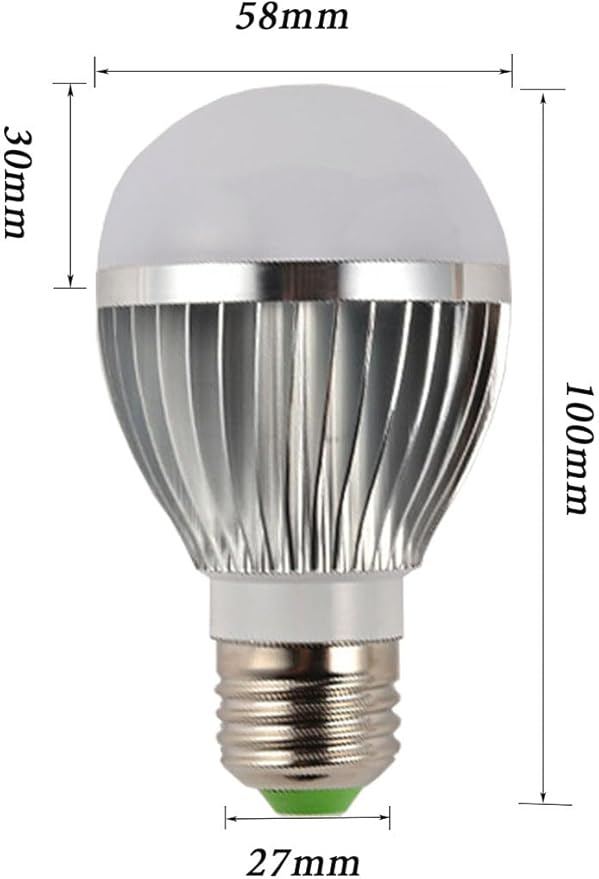 IR Illuminator, 850nm Infrared Light Bulb for CCTV Security Cameras, 15W E26/E27 Base, 180° Wide Angle, Enhances Night Vision up to 25ft