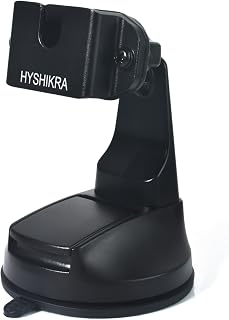 Universal Two-Way Radio & Microphone Mount with Heavy-Duty Sticky Gel Pad Suction Cup Base – Compatible with BaoFeng Kenwood Midland Motorola Radio or Micorphone with Back-Clip or Round Knob - Image 1