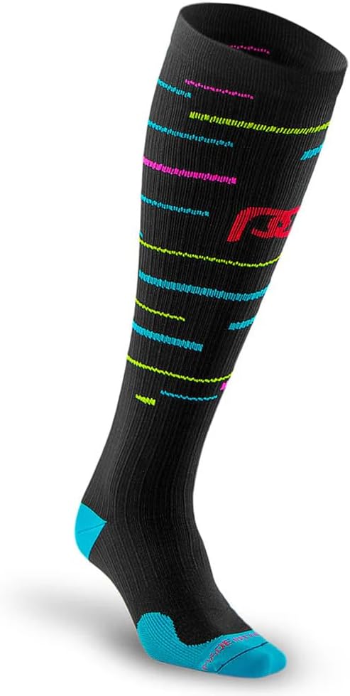 PRO Compression Running Marathon Socks - Calf-Length Travel and Sports Compression Socks for Foot and Ankle Support, Unisex
