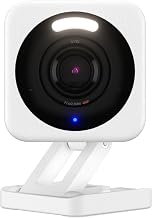 WYZE Cam v4 (Latest Model), 2.5K AI Security Camera, Indoor/Outdoor Cameras for Home Security, Baby Monitor & Pet Camera, Vibrant Color Night Vision, No Subscription Required