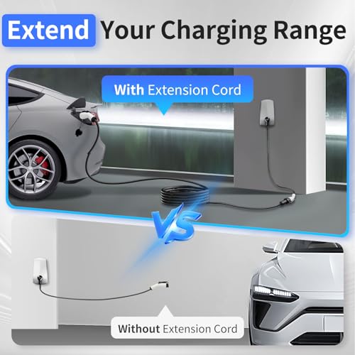 EV Charger Extension Cable 30FT 50A Level 2
