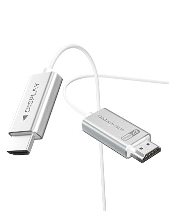 HDMI 2.1 Cable 33ft White 8K 4K Fiber Optic HDMI Cable[8K@60Hz 4K@120Hz,48Gbps,Dynamic HDR,HDCP 2.2&2.3, 3D] Compatible with 4090,RX 7900 XTX,Monitor,PS5,Soundbar - Image 2