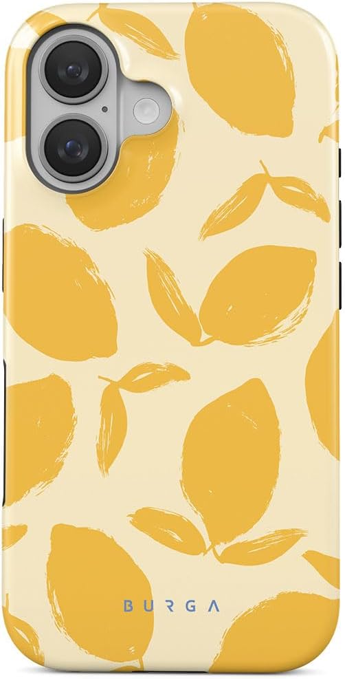 BURGA Phone Case for iPhone 16 - Cute, Trendy, Aesthetic, Pattern Phone Cover, Hard Shell Protection - fits Apple iPhone 16 Case for Women and Men