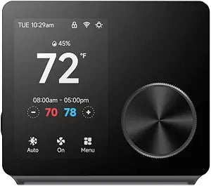 ST300 WiFi Thermostat, Compatible with Alexa and Google, App Control, 3.5” Touch Screen, Knob, Easy Install, Universal Compatibility, 7 Day Scheduling, Night Light, Zoning Compatible