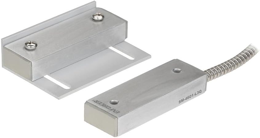 Seco-Larm SM-4601-L3Q Industrial Wide-Gap Magnetic Contact Switches, 3" Operation Gap NO/NC, Open/Closed Loop (3 Wires)